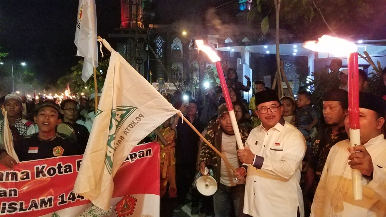 Pawai 1000 Obor Sambut Tahun Baru Islam 1441 H